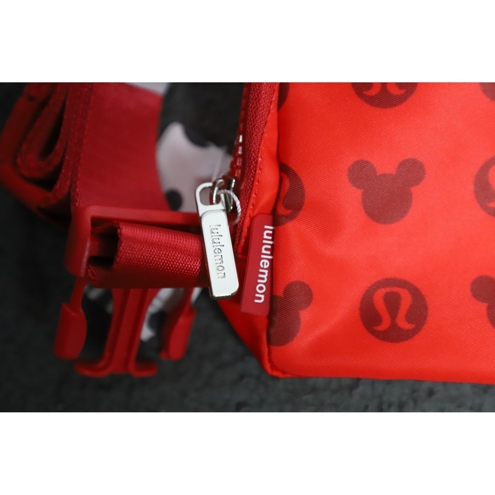 Lululemon x Disney Mickey Mouse Red Everywhere Belt Bag Fanny Pack NWT Rare - Picture 5 of 12